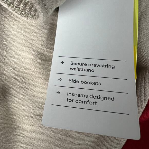 All in Motion Men's Khaki Tan Soft Gym Pants With Pockets - Size XL - NWT - Picture 6 of 11